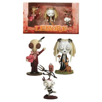 Lenore PVC Figure Series 1 3-Pack Giftbox 10 cm